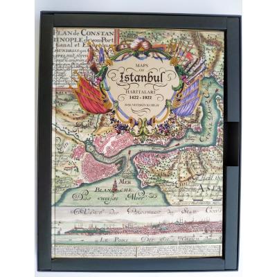 İstanbul Haritaları 1422-1922 - Kutulu, özel ciltli - Kitap